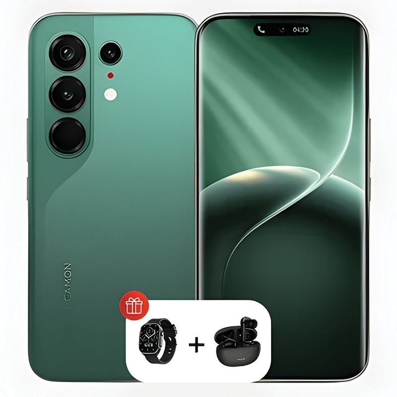 Tecno Camon 50 Ultra 5G 12GB 256GB (Tecno Watch 3 Active , Tecno TWS) – Cypress Green