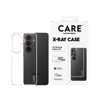 CARE™ by PanzerGlass® X-Ray Case for Samsung Galaxy S26 | Transparent Protective Case | Slim Profile | Shock & Drop Protection | Scratch Resistant | Wireless Charging Compatible | Crystal Clear
