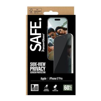 SAFE. by PanzerGlass® Privacy Screen Protector for iPhone 17 Air | Ultra-Wide Fit | Tempered Glass | EasyAligner Installation Tray | Privacy Filter | Scratch & Impact Resistant | Fingerprint Resistant