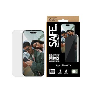 SAFE. by PanzerGlass® Privacy Screen Protector for iPhone 17 Pro | Ultra-Wide Fit | Tempered Glass | EasyAligner Installation Tray | Privacy Filter | Scratch & Impact Resistant | Fingerprint Resistant