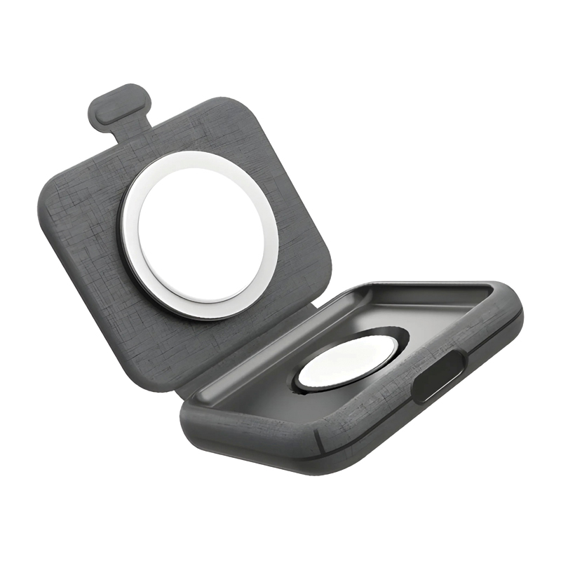 MOMAX Q.Mag Go 20W 2-in-1 Wireless Charger with MagSafe – UD30MFIE – Grey