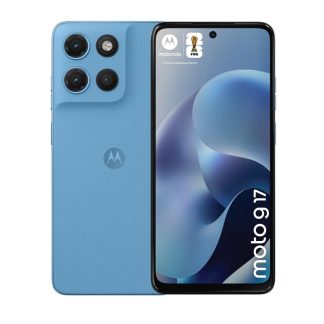 Motorola Moto G17 Smartphone | 12GB RAM | 128GB Storage | 4G | Pantone Alaskan Blue