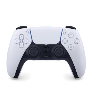 Sony DualSense Wireless Controller | Wireless Game Controller for PlayStation 5 | Haptic Feedback | Adaptive Triggers | Built-in Microphone | Motion Sensor | USB Type-C Charging | White