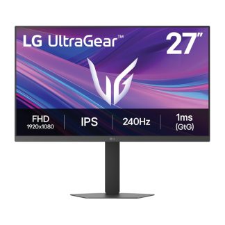 LG UltraGear 27G440A-B.AMA Gaming Monitor | 27-inch Full HD (1920 × 1080) Display | IPS Panel | 240Hz Refresh Rate | 1ms Response Time | AMD FreeSync Premium | NVIDIA G-SYNC Compatible | Black
