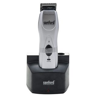 Sanford SF1950HC BS Hair Clipper | 3W Power | Precision Cutting | Ergonomic Design | Black & Silver Finish
