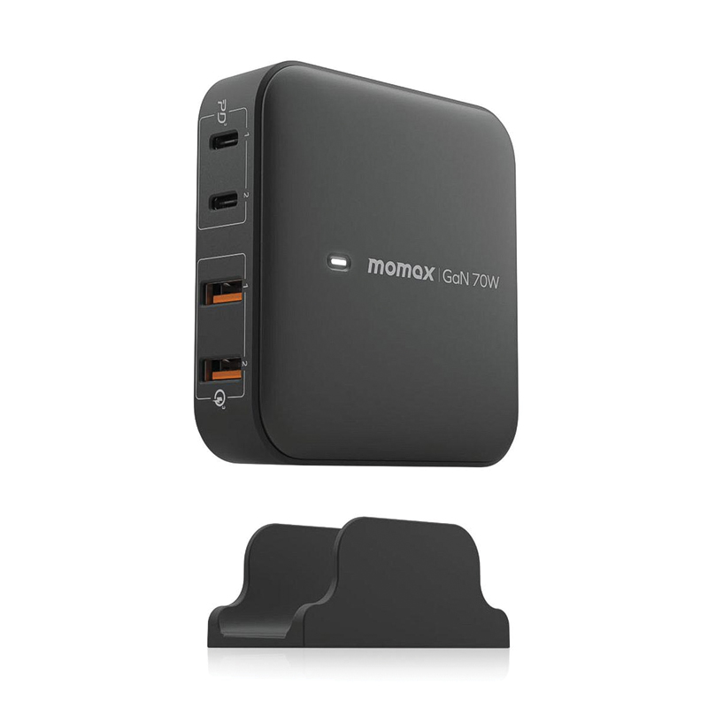 MOMAX OnePlug PD 70W GaN 4-Port Desktop Charger – UK - Image 2