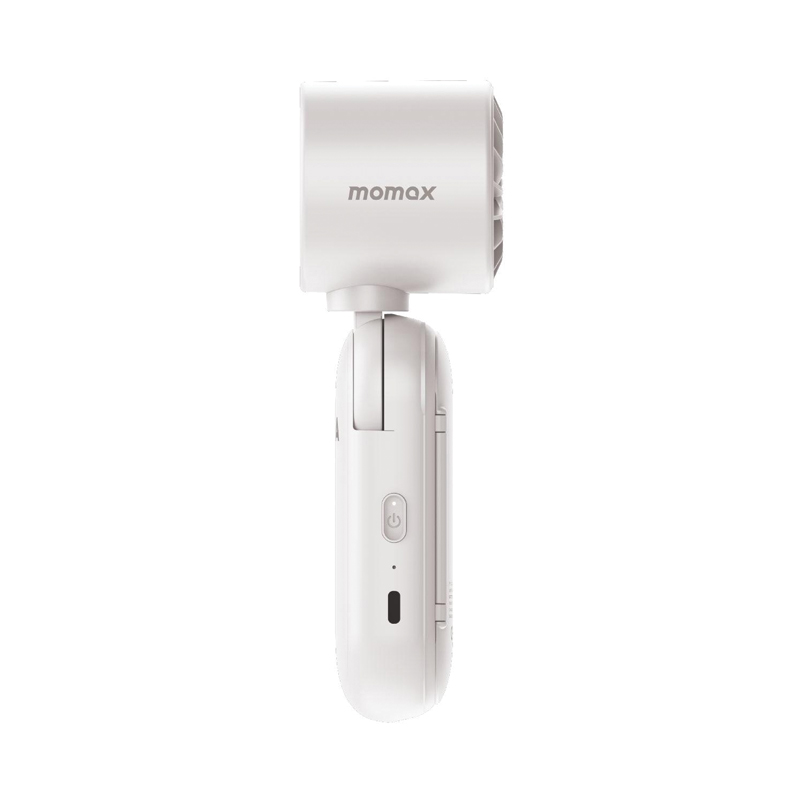MOMAX 1° Go Clamp Compact Foldable Umbrella-Clip Mini Fan | White | IF22W - Image 2