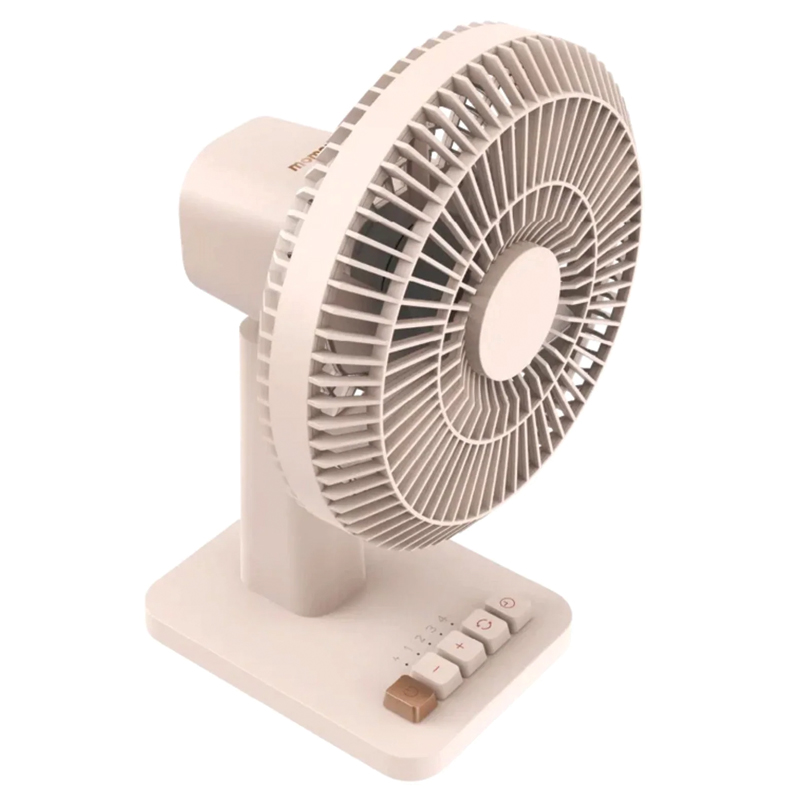 MOMAX 1°Pod Desktop Wireless Mini Fan – 4000mAh – 2200 RPM – USB-C – IF20L2 – Desert Titanium - Image 2