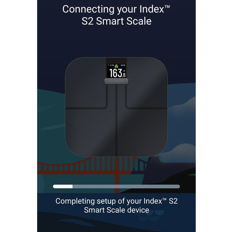 Garmin Index™ S2 Smart Scale | Smart Body Composition Scale | Wi-Fi | Bluetooth | Up to 16 Users | Black | 010-02294-12 - Image 2