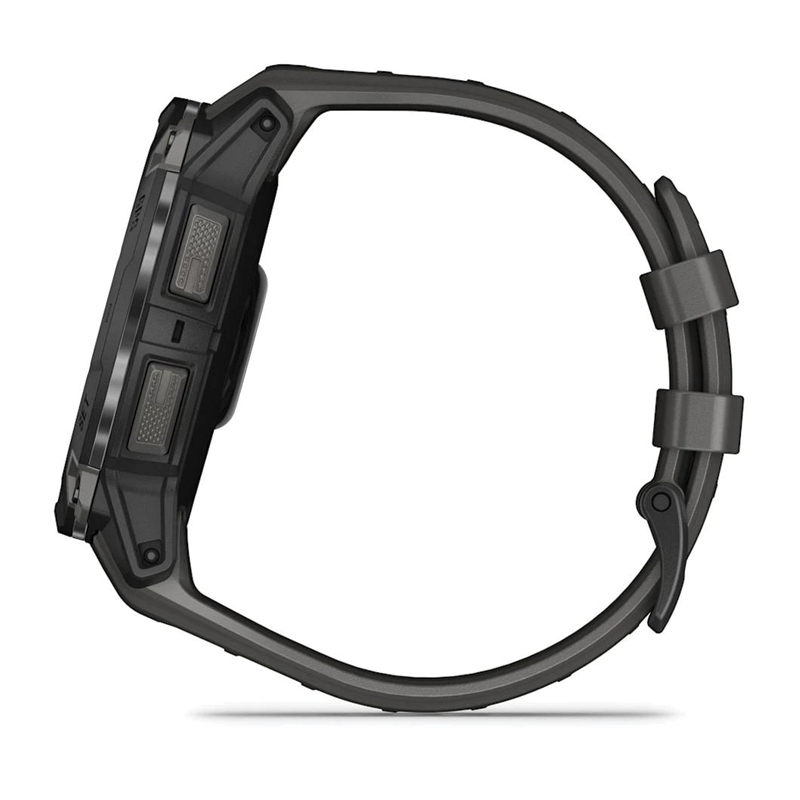 Garmin Instinct® 3 GPS Rugged Smartwatch | 50mm | AMOLED Display | Black Bezel | Charcoal Silicone Band | Worldwide | Multi-Band GPS | LED Flashlight | 010-03020-00 - Image 2