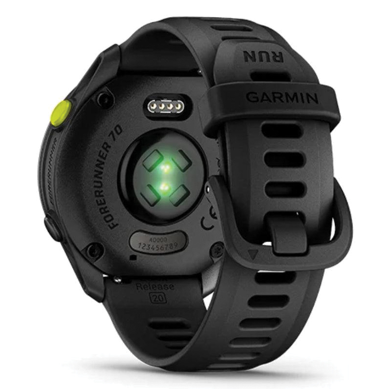 Garmin Forerunner® 70 GPS Running Smartwatch | 1.2-inch AMOLED Display | Black | Worldwide | 5 ATM | Up to 13 Days Battery | 010-04307-00 - Image 2