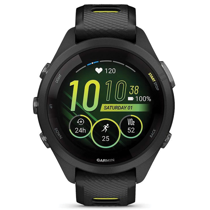 Garmin Forerunner 165 GPS Running Smartwatch | AMOLED | Black/Slate Gray | Heart Rate & GPS Tracking | Up to 11 Days Battery | 010-02863-20 - Image 2
