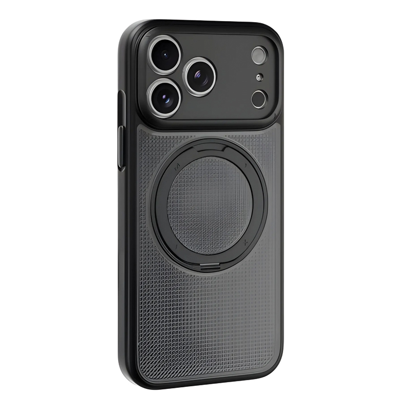 MOMAX Soma Crystal Magnetic Case for iPhone 18 Pro Max 6.9″ – Black - Image 2