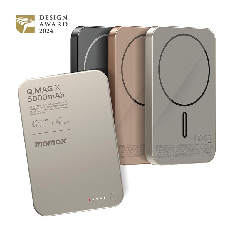 MOMAX Q.Mag X Magnetic Wireless Battery Pack | 5000mAh | 8.3mm Ultra Slim - Image 2
