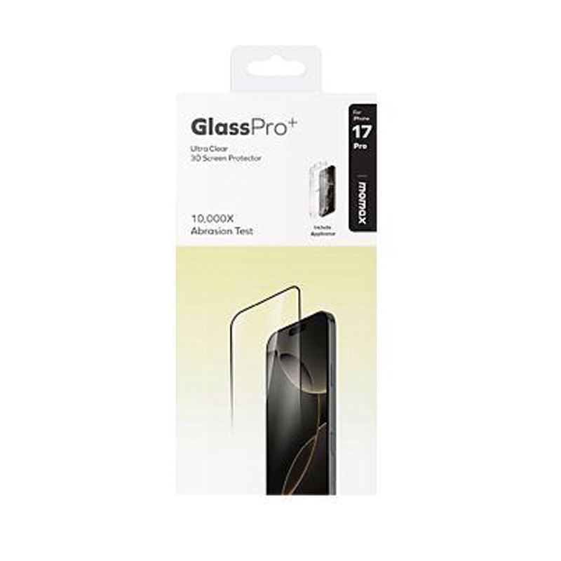 MOMAX Glass Pro+ Anti-Spy HD Tempered Glass – iPhone 18 Pro / iPhone 17 Pro 6.3″ - Image 3