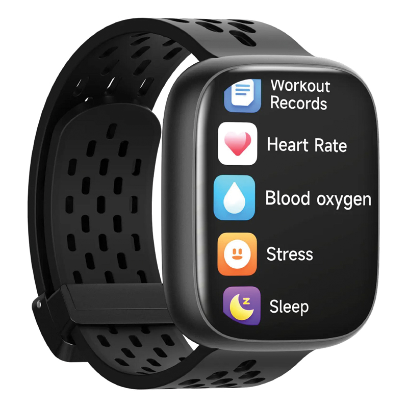 MOMAX 1-Wear Lite Smart Watch – 1.83″ Display – IP68 – 100+ Sports Modes – SW1SD – Black - Image 3