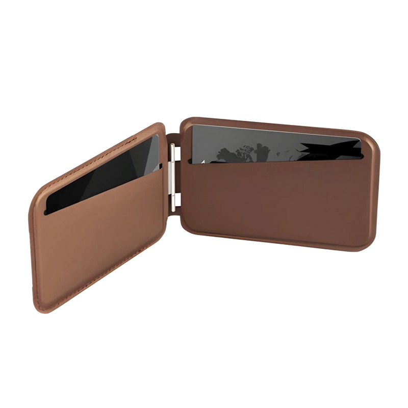 MOMAX 1-Wallet Magnetic Card Holder with Stand – MagSafe – Holds 3 Cards – SR29L2 – Rose Gold - Image 3