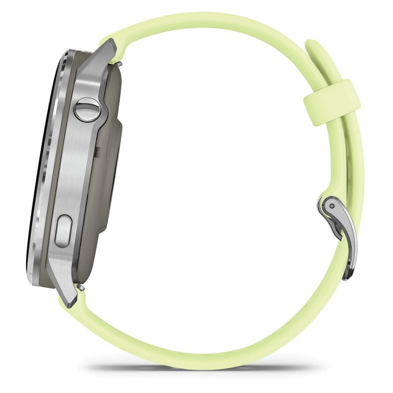 Garmin Venu® 4 | 45mm | GPS | Wi-Fi | AMOLED | Silver with Citron Silicone Band | WW | 010-03014-02 - Image 3