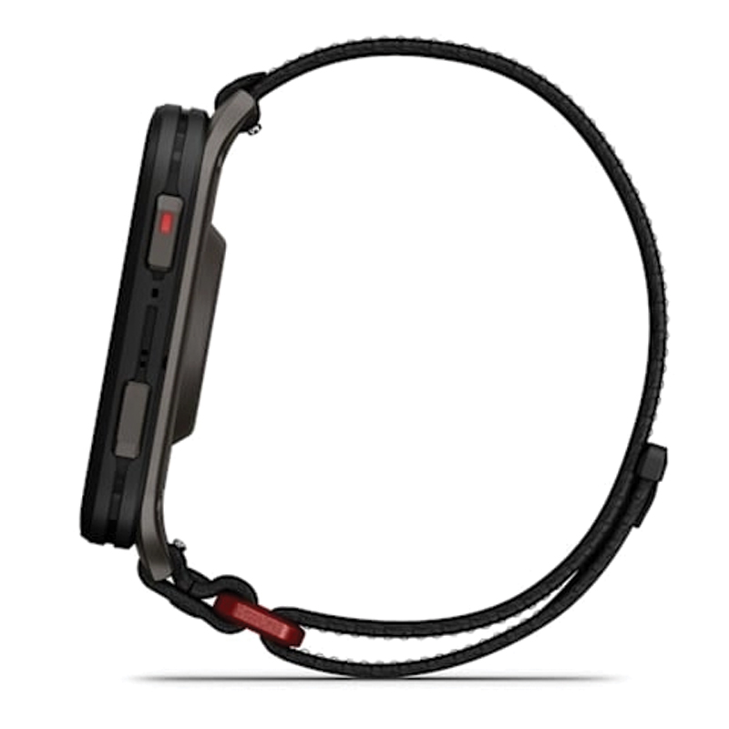 Garmin Venu X-1 | Thin and Lightweight GPS Smartwatch | AMOLED Display | Advanced Health and Fitness Features | Black with Slate Titanium Caseback and Black ComfortFit Nylon Band - Image 3