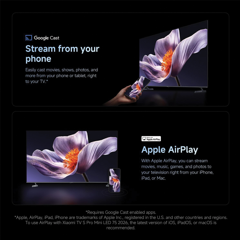 Xiaomi TV S Pro Mini LED 2026 – 75 Inch (Mini LED | 4K Display | 144Hz Refresh Rate | Dolby Vision | Dolby Atmos | Google TV | Premium Metallic Design | Bluetooth Remote Control) - Image 3