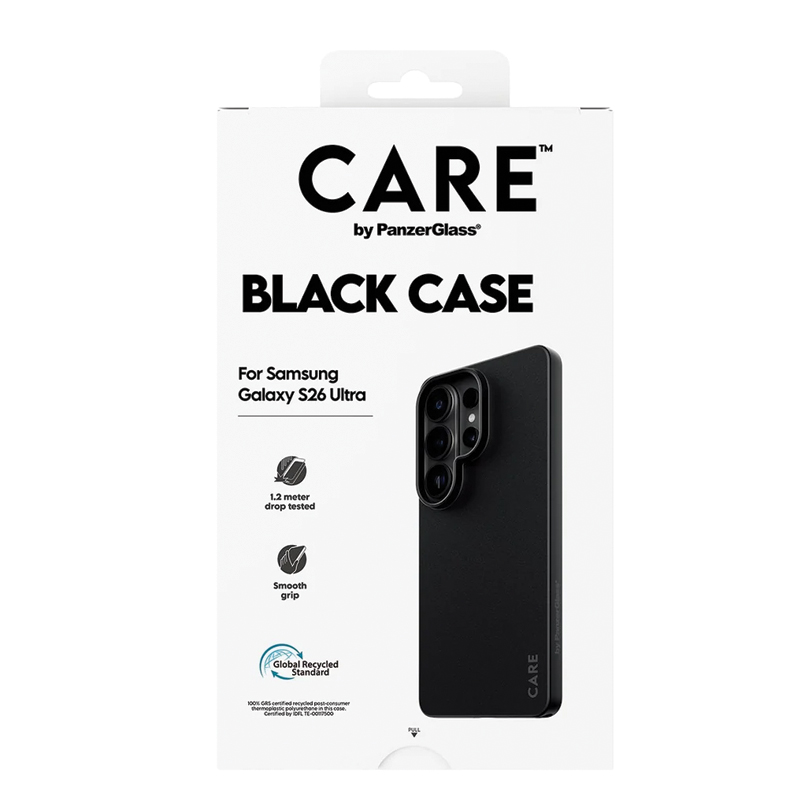 CARE™ by PanzerGlass® TPU Case for Samsung Galaxy S26 Ultra | Black | Slim Protective TPU Case | Shock & Drop Protection | Scratch Resistant | Wireless Charging Compatible | Anti-Slip Grip - Image 3