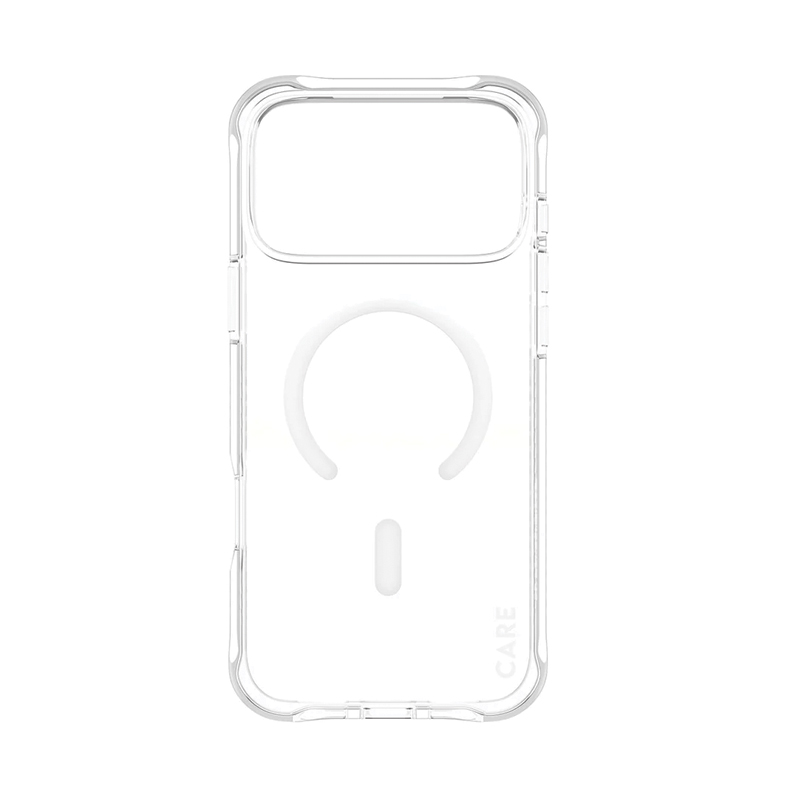 CARE by PanzerGlass® Case for iPhone 17 Pro Max | Samba Transparent with White MagSafe | Clear TPU + Polycarbonate | MagSafe Compatible | Shock-Absorbent | Transparent - Image 3