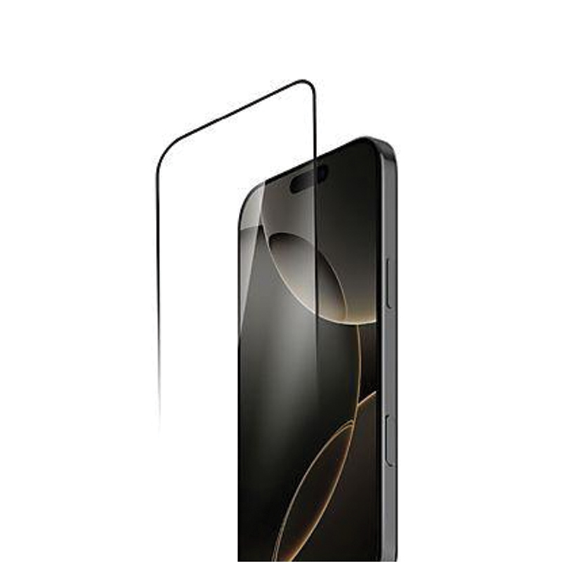 MOMAX Glass Pro+ Ultra Clear HD Tempered Glass for iPhone 17 – Black - Image 4