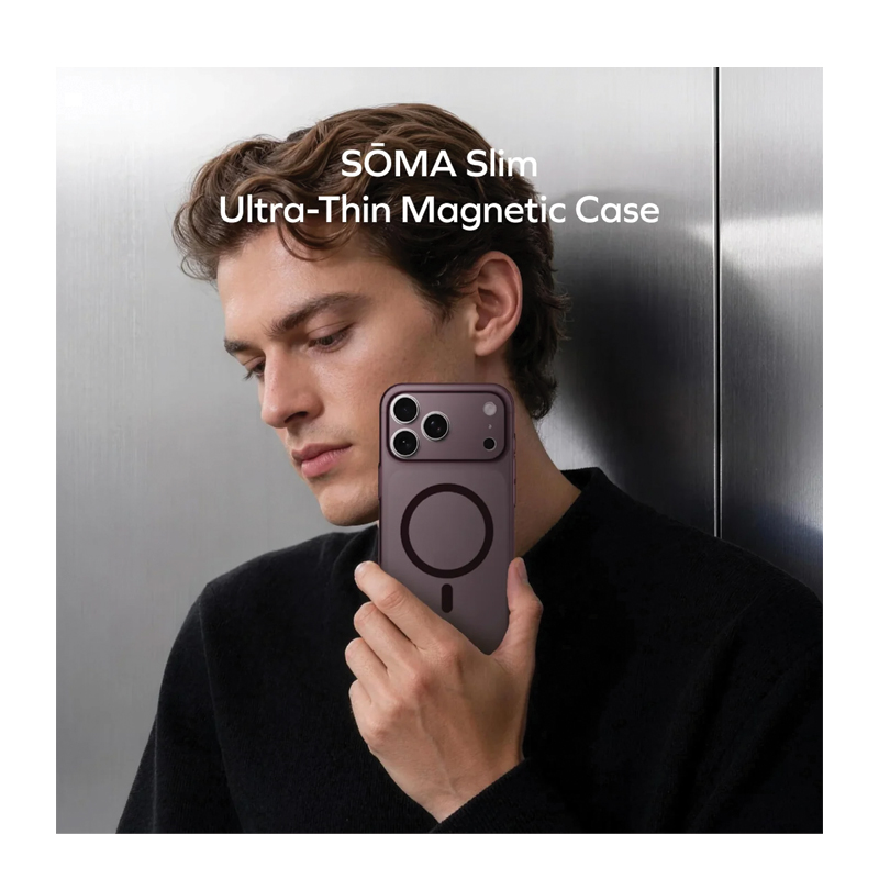 MOMAX Soma Slim Ultra-Thin Magnetic Case for iPhone 18 Pro Max – 0.6mm – MTAP26XLW – White - Image 4