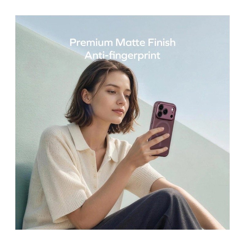 MOMAX Soma Slim Ultra-Thin Magnetic Case for iPhone 18 Pro Max – 0.6mm – MTAP26XLB – Blue - Image 4
