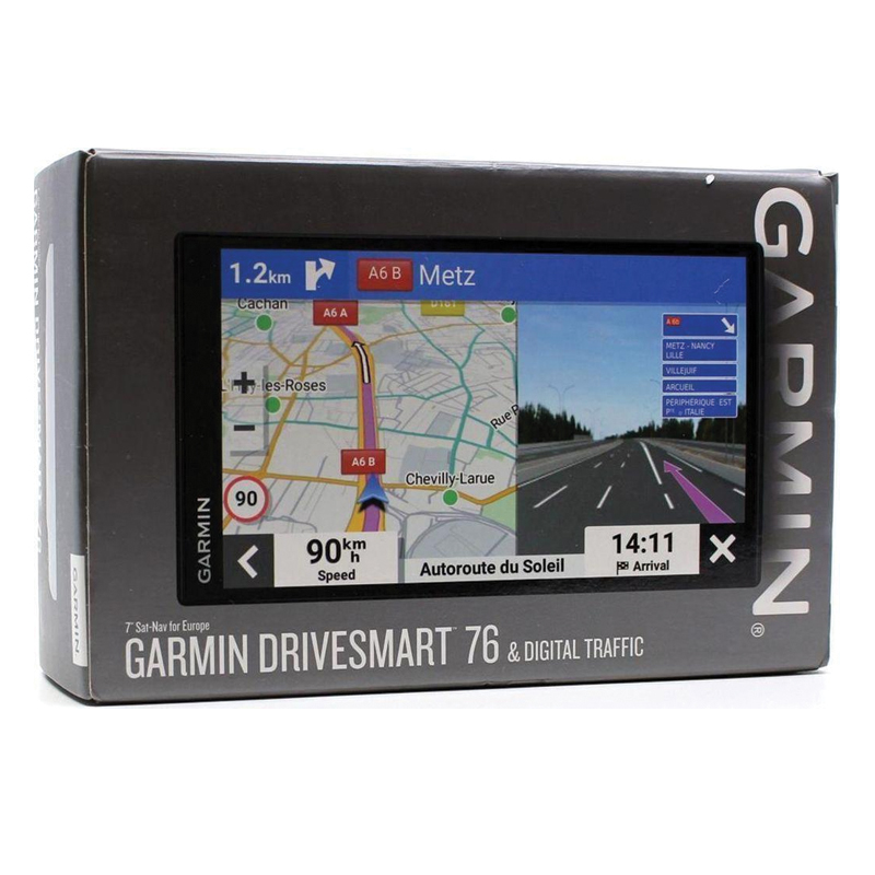 Garmin DriveSmart™ 76 Traveler’s Edition GPS Navigator | 7-inch HD Touchscreen | MENA & Europe Maps | Live Traffic | Voice Assist | Wi-Fi | Bluetooth | 010-02470-41 - Image 4