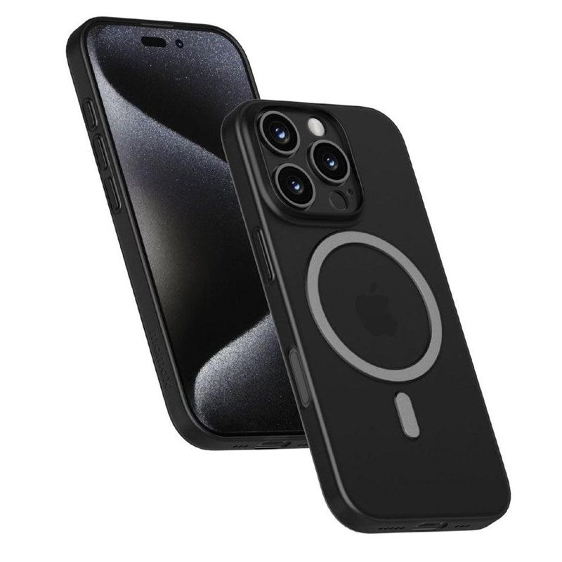 MOMAX UltraThin Magnetic Case for iPhone 16 Pro Max 6.9″ – Black - Image 4