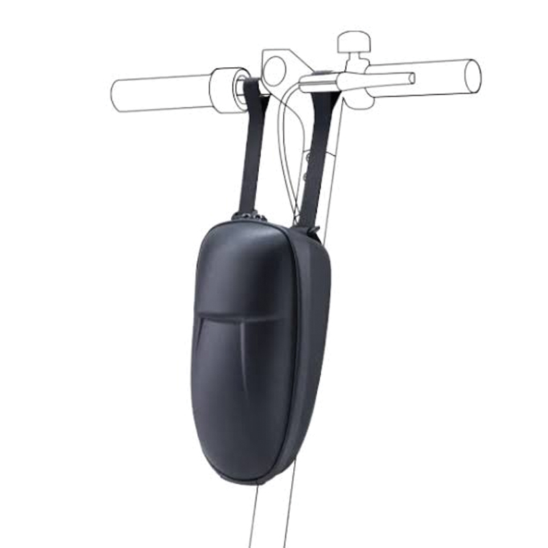Xiaomi Electric Scooter Storage Bag | PU + EVA and Polyester Lining | Suitable for Electric Scooter | Hook-and-Loop Fastener Adjustable Length | Drop Protection by Accordion-Shaped Straps | BHR6750GL – Black - Image 4