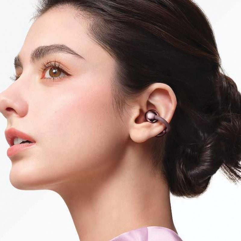 HUAWEI FreeClip 2 Wireless Earbuds – Berry Purple | 10.8mm Dual-Diaphragm Driver | Bluetooth 6.0 | IP57 Water Resistance | Up to 9 Hours Playback | Pop-Up Pairing | USB Type-C Charging - Image 4